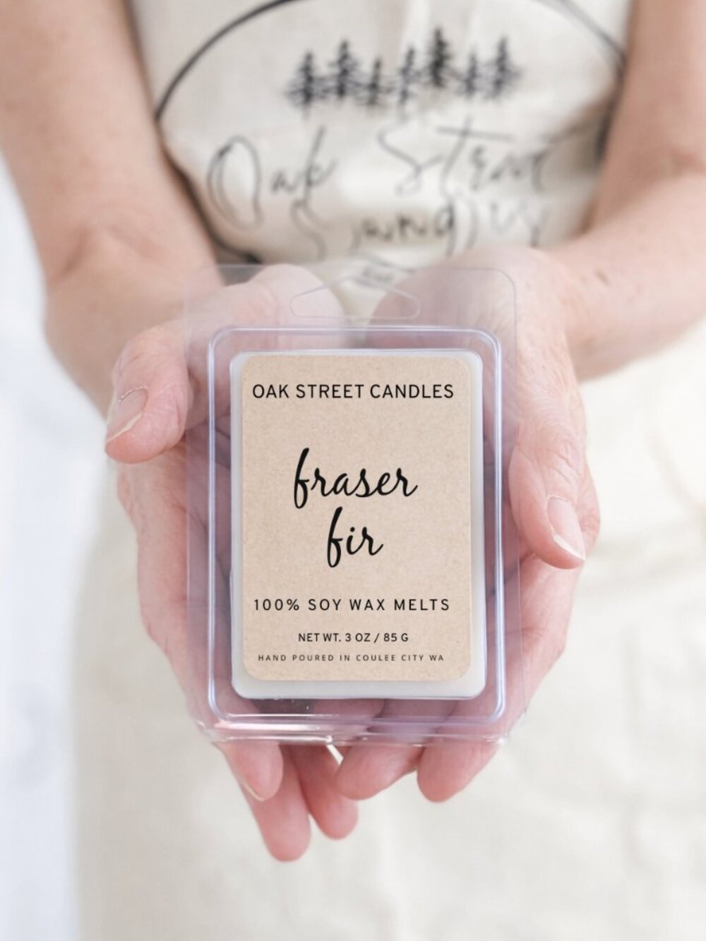 Oak Street Candles Natural Soy Wax Melts Fraser Fir